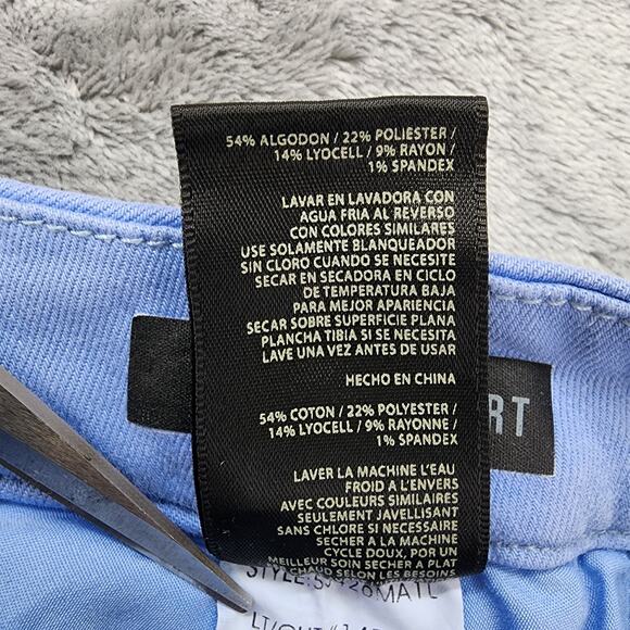 Kut From The Kloth‎ Shorts Womens 10L LONG Blue Catherine Trouser Twill Stretch - Picture 9 of 15